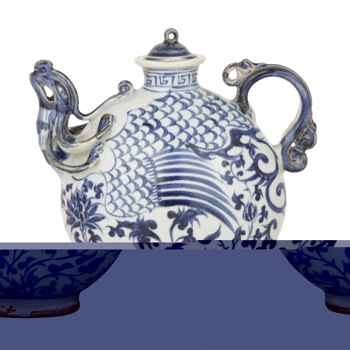Ming Style Blue and White Ewer
