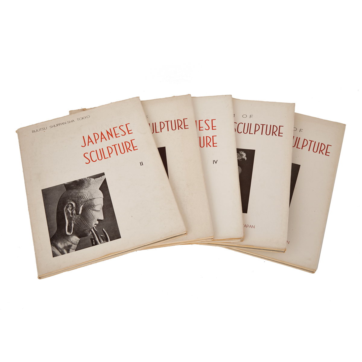 Five Albums of “Japanese Sculpture”