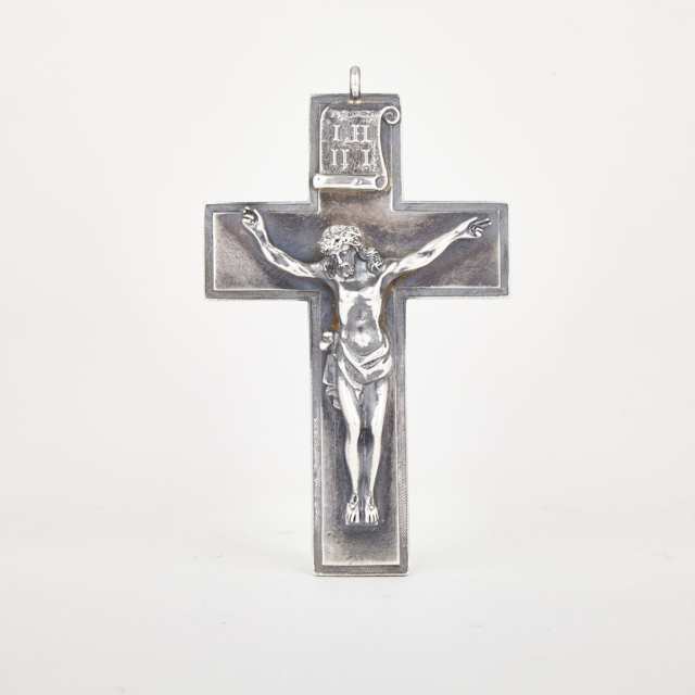 Russian Silver Crucifix, St. Petersburg, c.1843