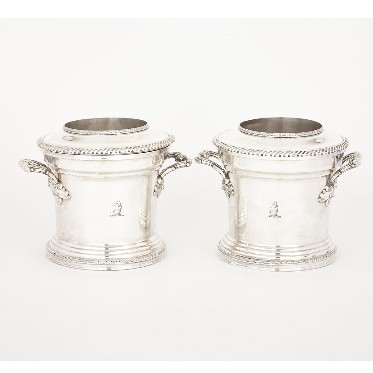Pair of Old Sheffield Plate Wine Coolers, c.1825