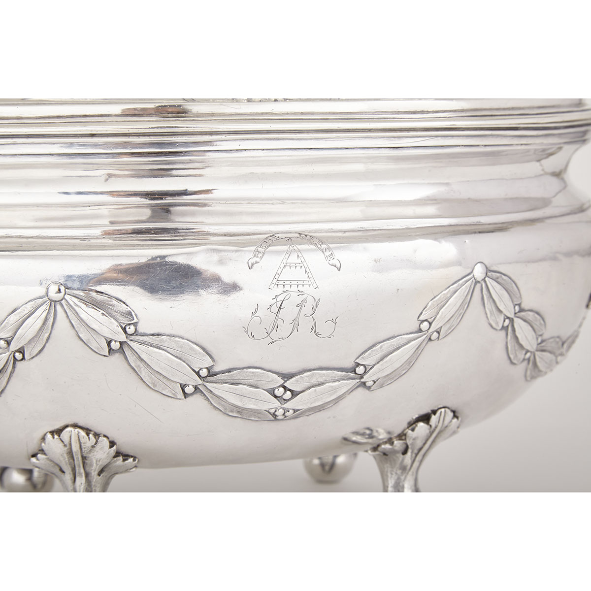 Canadian Silver Covered Soup Tureen, Laurent Amiot, Quebec City, c.1790