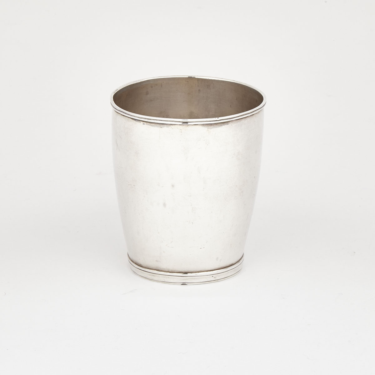 Canadian or American Silver Beaker, Edmond Guey, c.1820