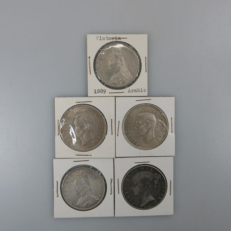 Five British Coins