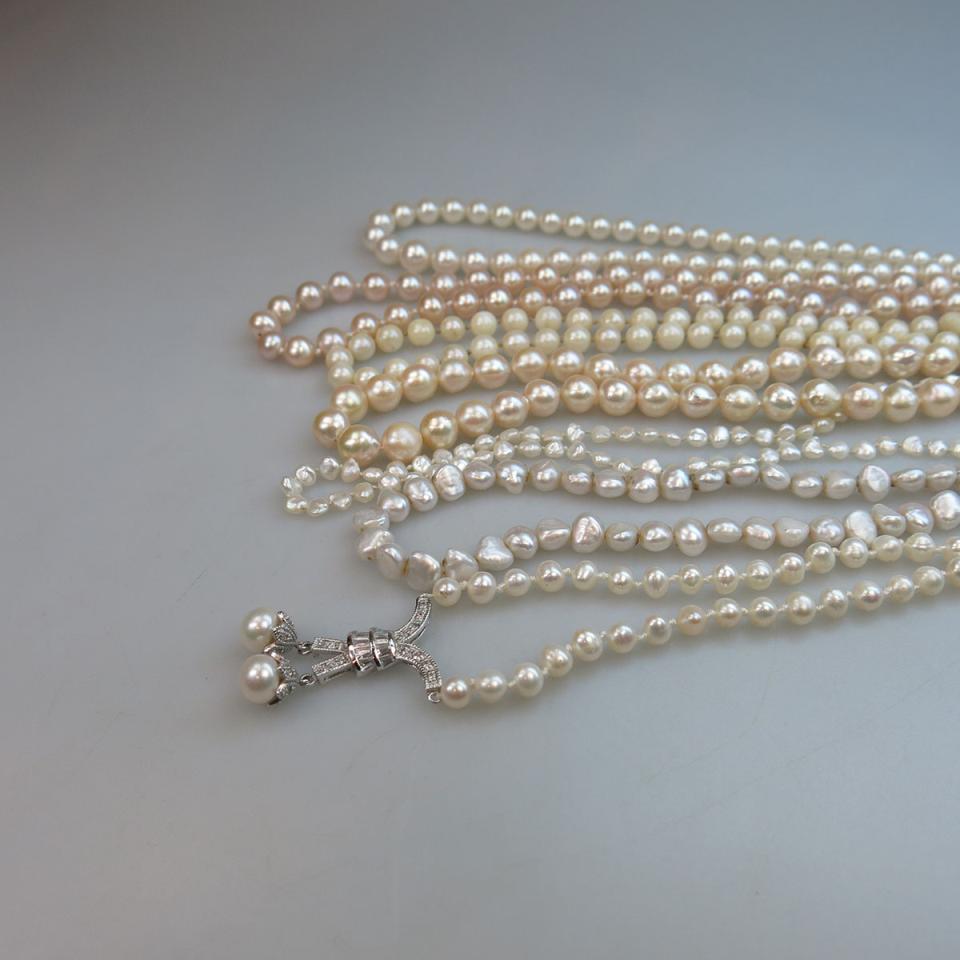 4 Freshwater Pearl Necklaces