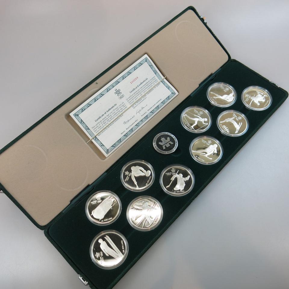 Set Of 1988 Calgary Olympic Coins