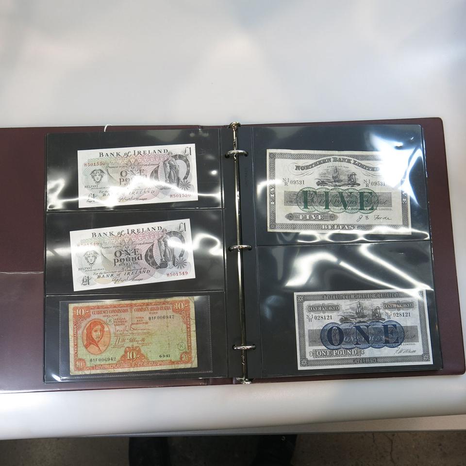 Small Quantity Of Canadian And Foreign Bank Notes