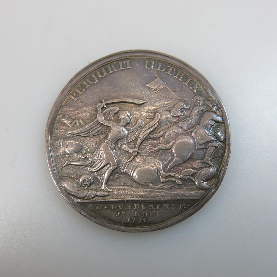 British 1715 Medal Commemorating the Battle Of Sheriffmuir (Dunblane)