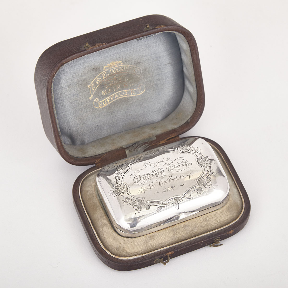 American Silver Soap Box, Whiting Mfg. Co., New York, N.Y., c.1872