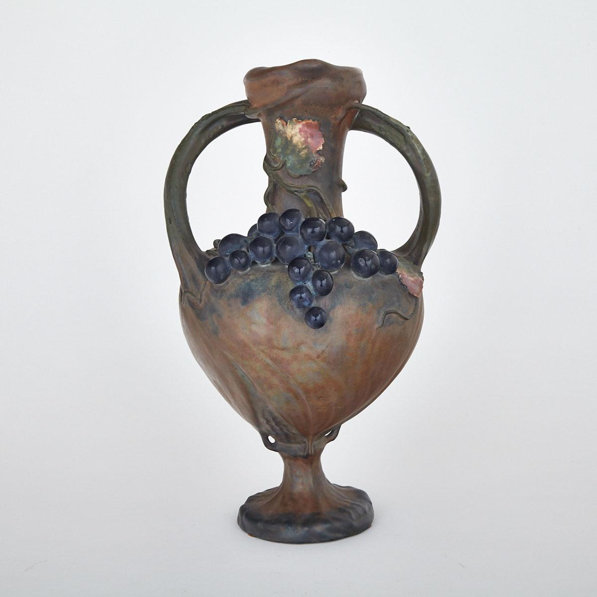 Amphora Two-Handled Vase, c.1900