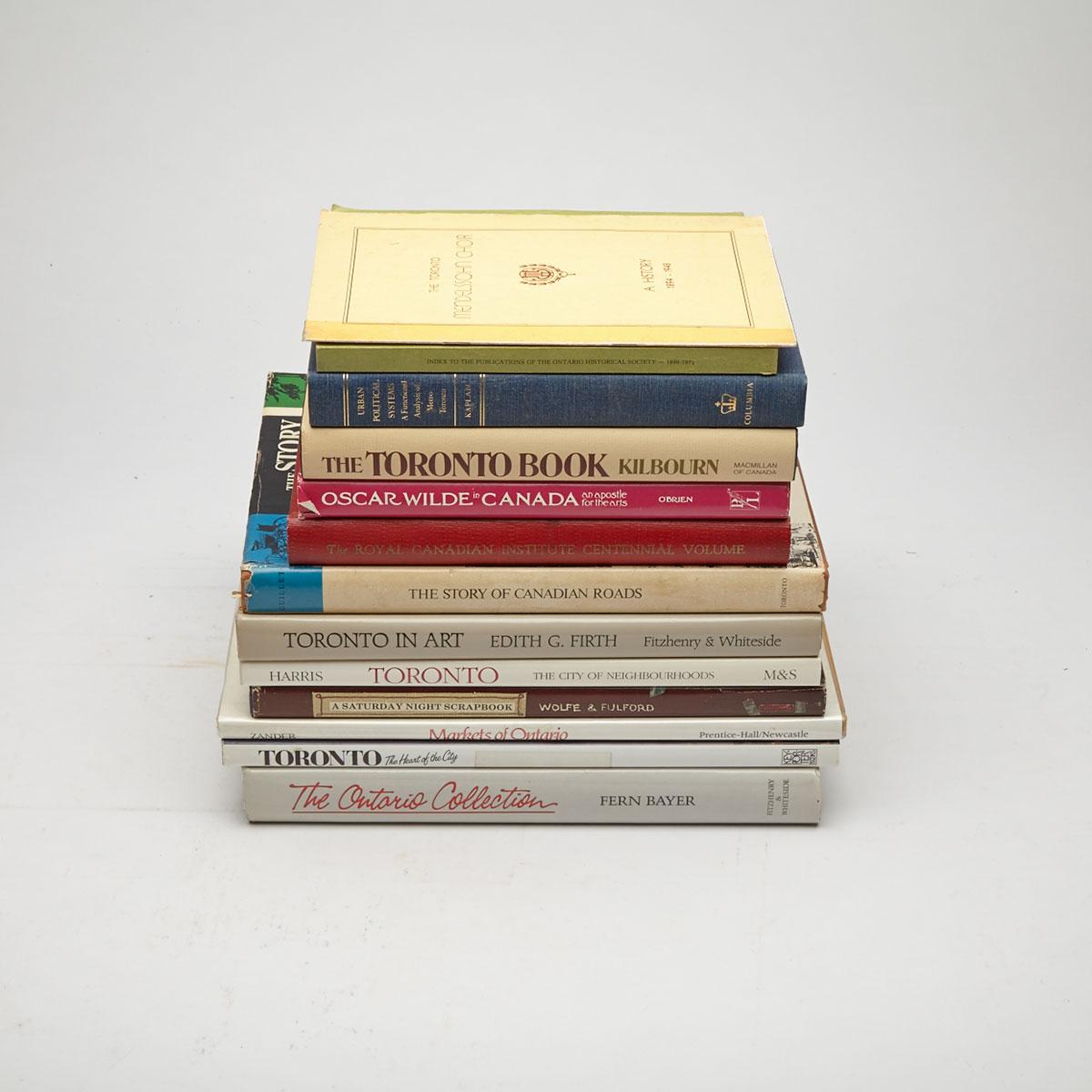 Thirteen 20th Century Volumes on Toronto