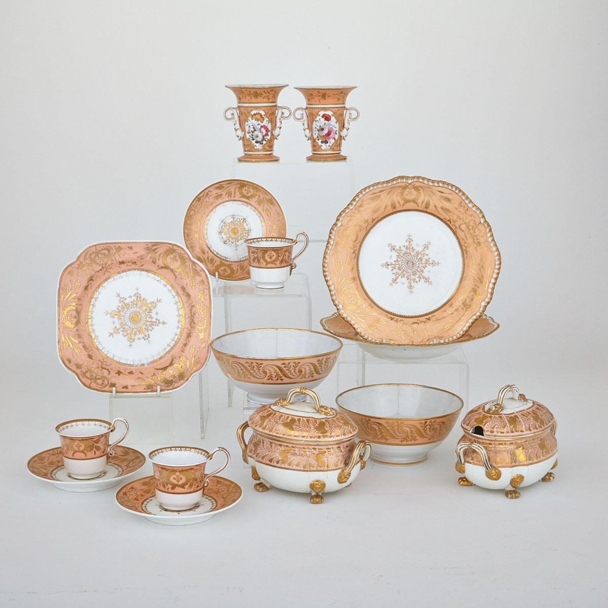 Group of English Porcelain, 19th century