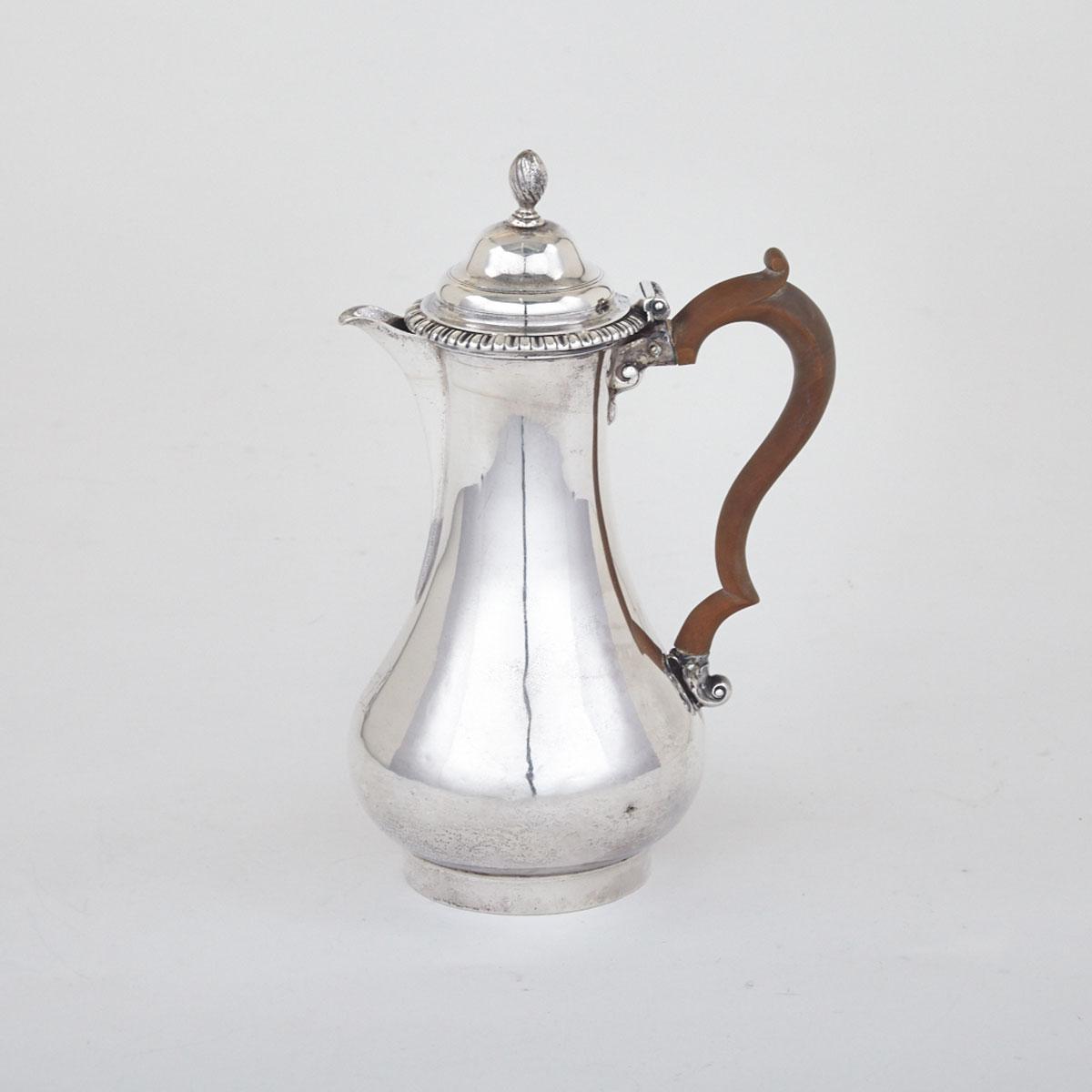 George III Silver Hot Water Pot, Thomas Whipham & Charles Wright, London, 1764