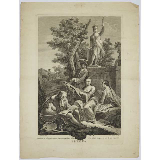 Jean Augustin Renard (1744- 1807) After Giacomo (Jacopo) Amiconi (Amigoni) (1682–1752)