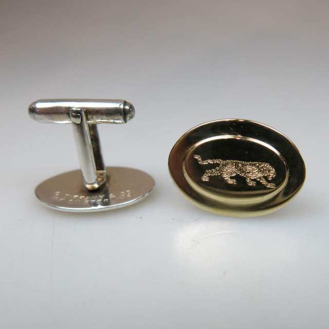 Pair Of Tiffany & Co Sterling Silver Cufflinks  