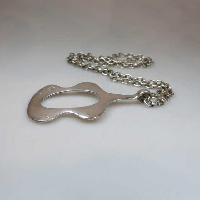 Jacob Hull for Buch & Deichmann Danish Silver Plated Pendant And Chain