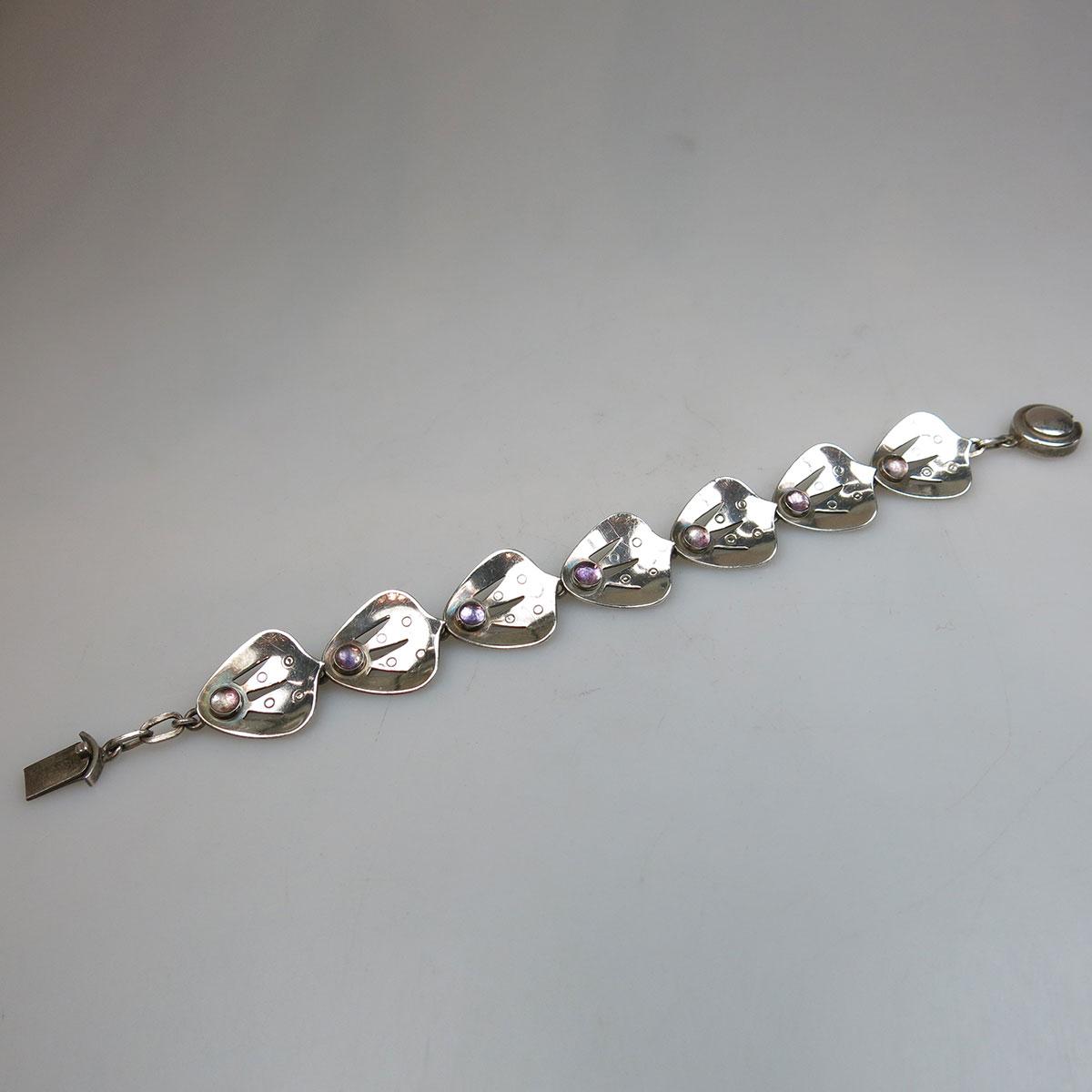 Hugo Grun Danish Sterling Silver Bracelet 