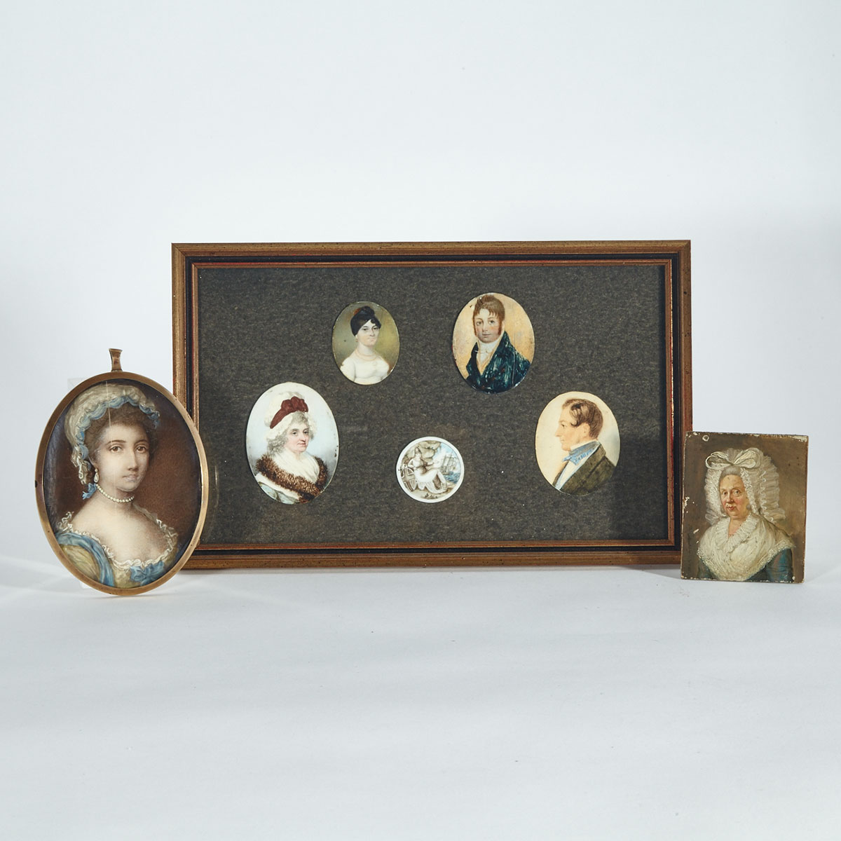 Miscellaneous Group of Portrait Miniatures, 18th and 19th centuries