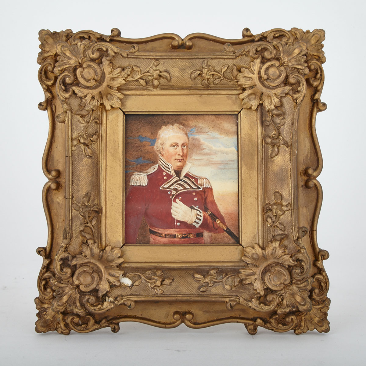 English School Portrait Miniature of Sir Thomas Woolaston White, 1st Baronet (1767-1817), 1832