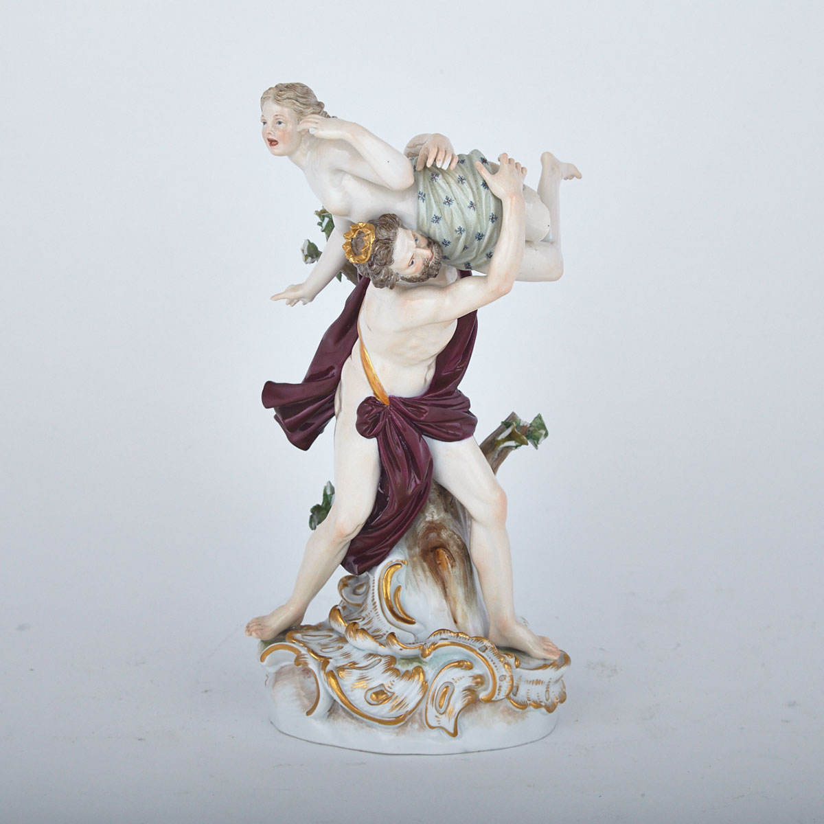 Meissen Group of The Rape of Proserpina, late 19th century