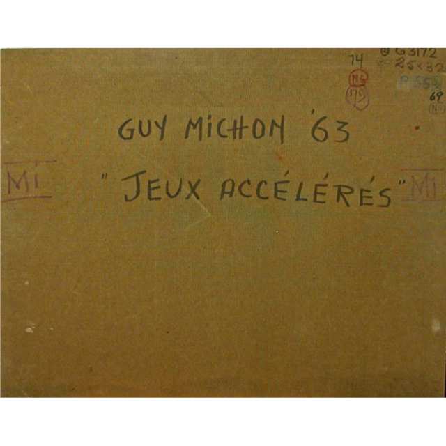 GUY MICHON (CANADIAN, 1925-1979) 