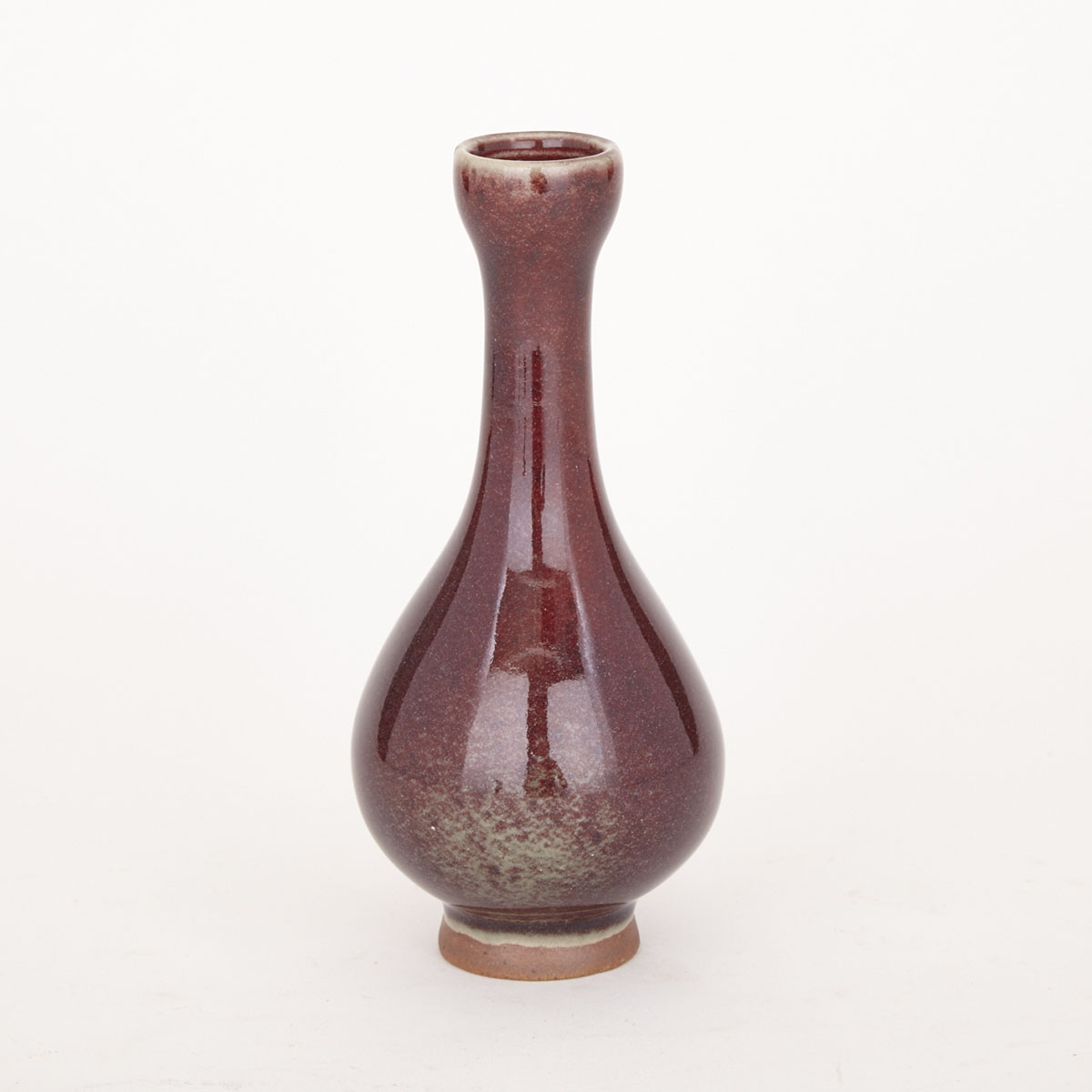 Miniature Long Neck Flambe Vase