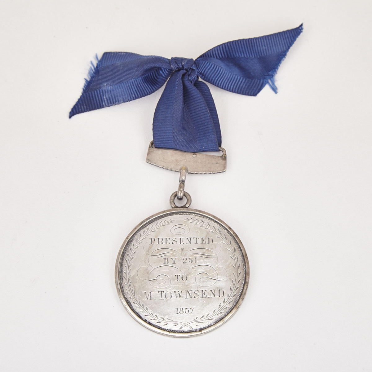 Victorian Scottish Silver Orange Order Medal, 1857