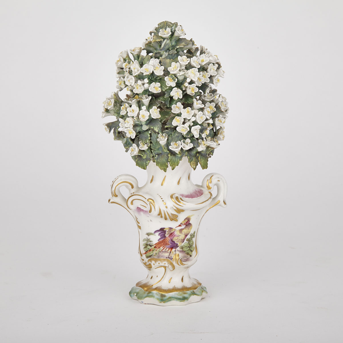 Derby Rococo Flower Vase, c.1765
