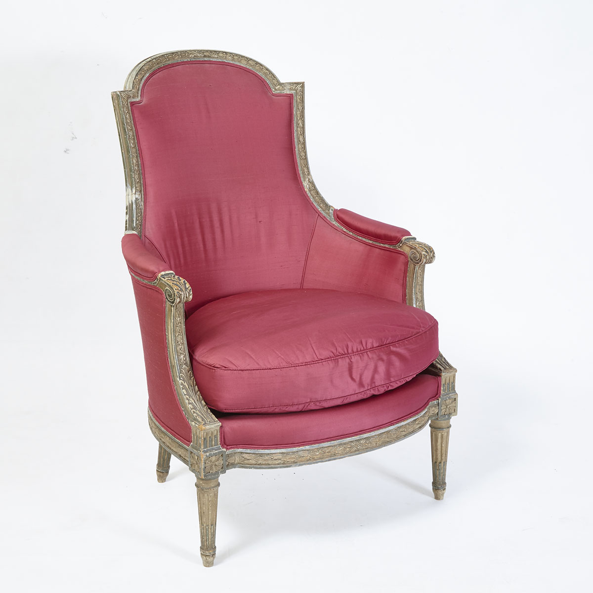 Louis XVI Style Painted Bergere, French, early 19th century