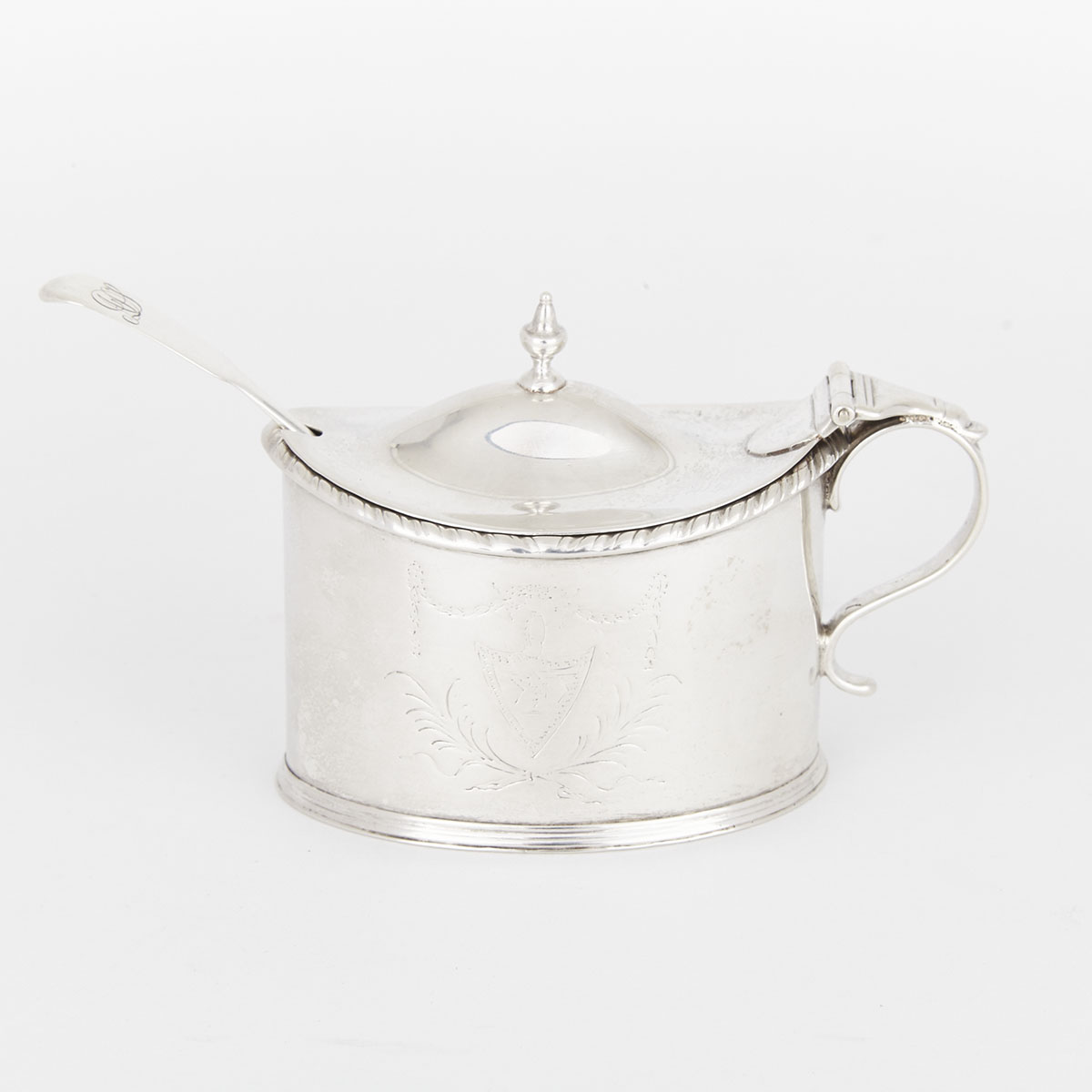 George III Irish Silver Mustard Pot, James Keating, Dublin, 1788