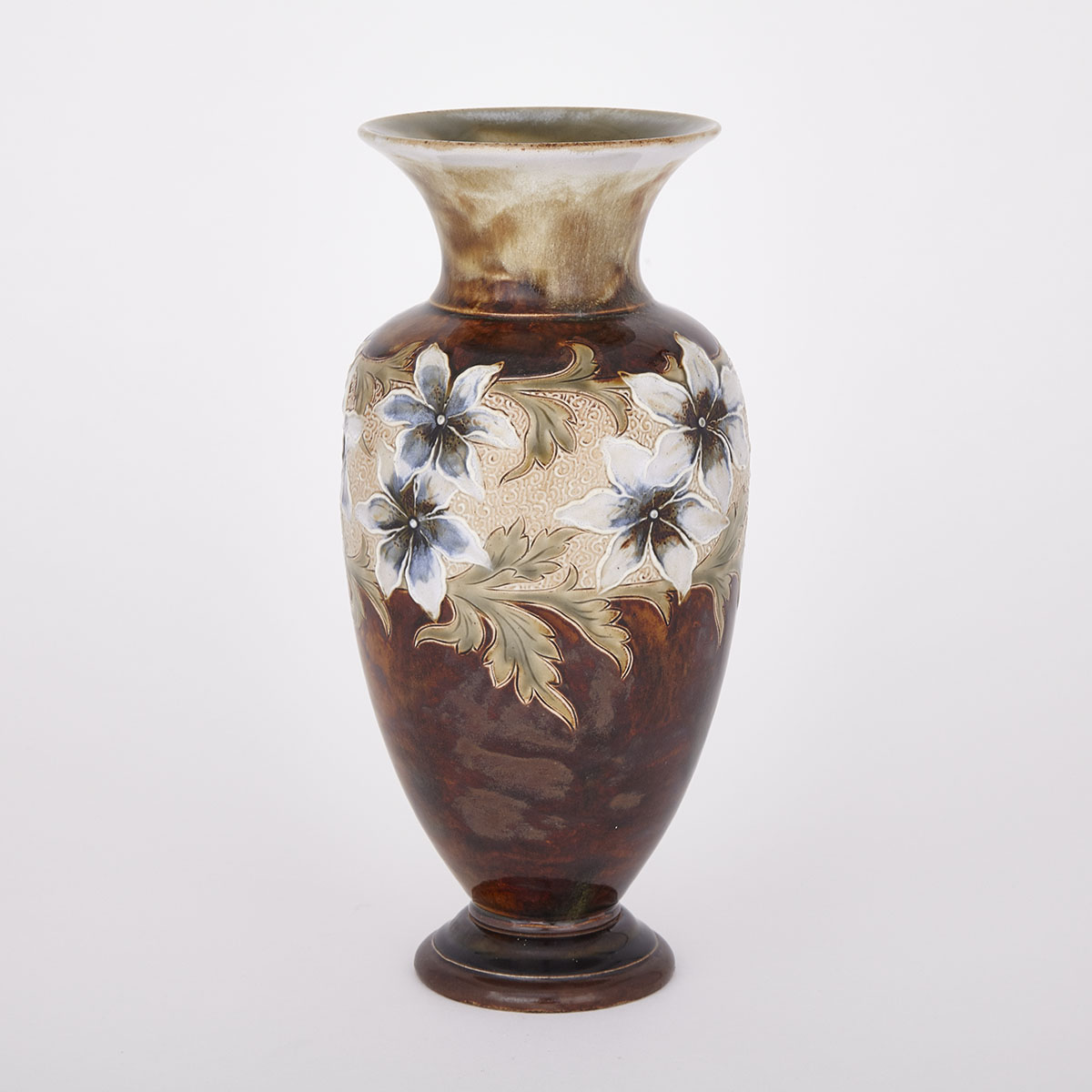 Royal Doulton ‘Art Union of London’ Stoneware Vase, Eliza Simmance and Emily J. Partington, early 20th century
