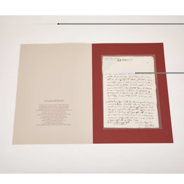 La Scrittura nel Tempo: Boxed Folio of Documents, 15th to early 20th centuries