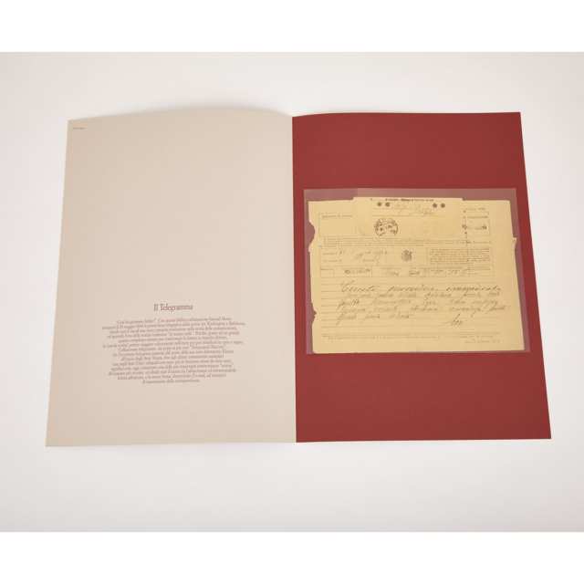La Scrittura nel Tempo: Boxed Folio of Documents, 15th to early 20th centuries