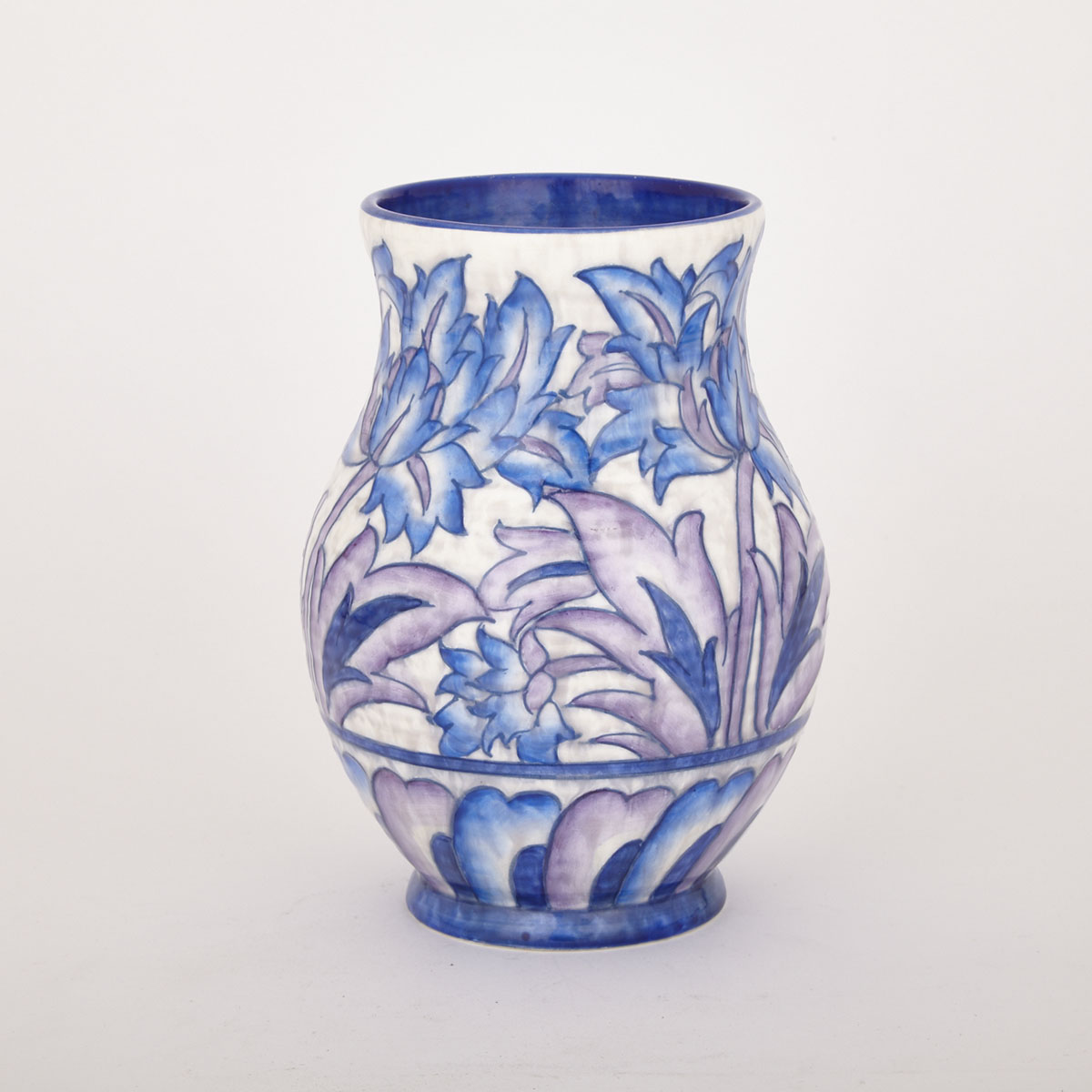 Crown Ducal ‘Blue Peony’ Vase, Charlotte Rhead, 1930s