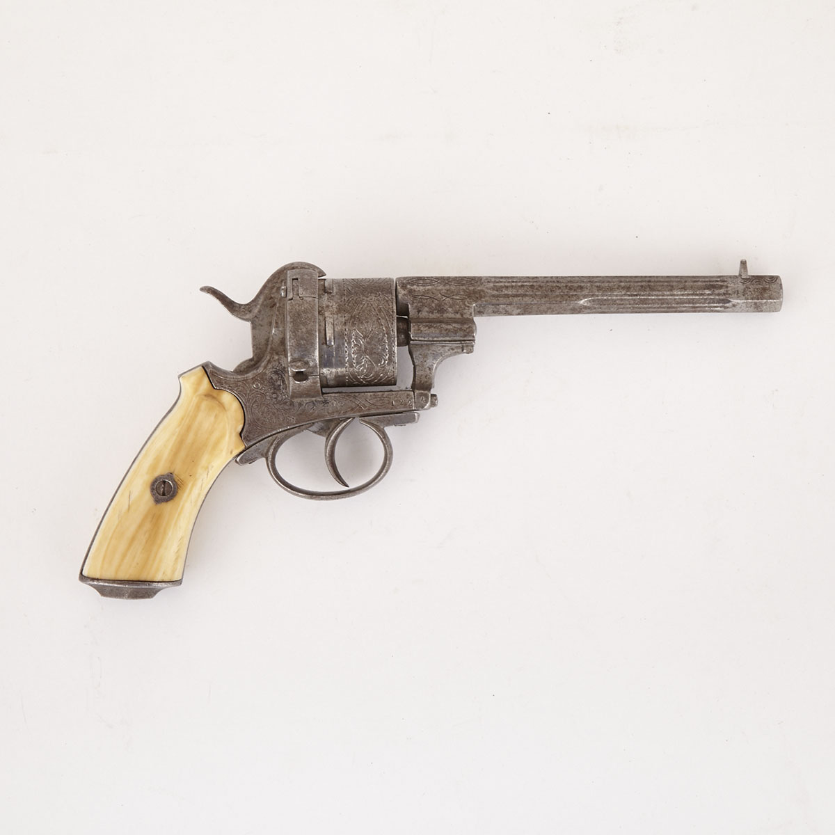 Belgian Six Shot Double Action Pin Fire Revolver, c.1870