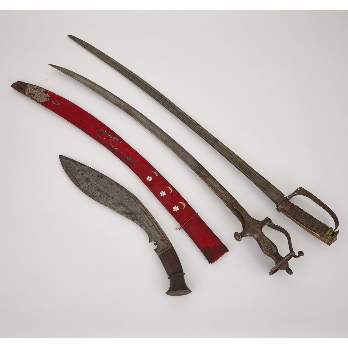 Three South Asian Edged Weapons, 19th century