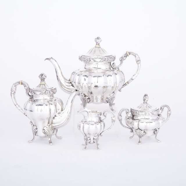 Austro-Hungarian Silver Tea and Coffee Service, Pest, c.1900