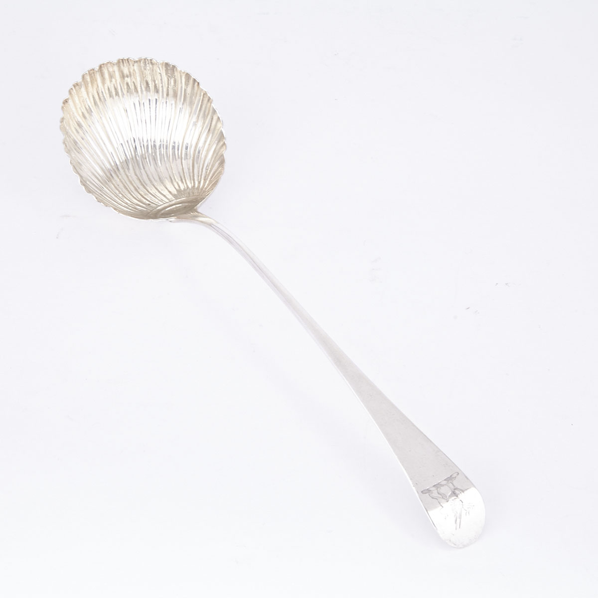 George III Silver Old English Pattern Soup Ladle, London, 1765
