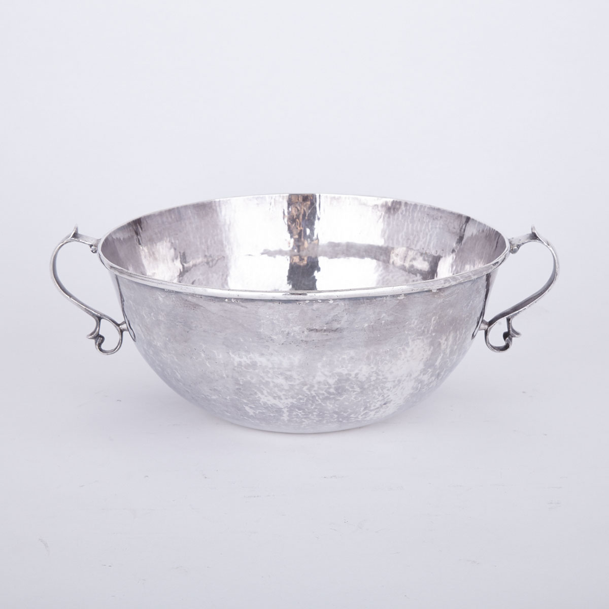 South American Silver Two-Handled Bowl, late 19th/early 20th century