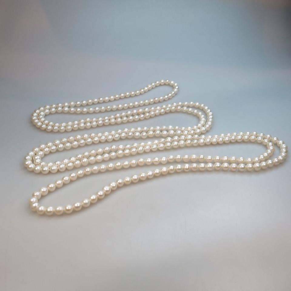 Single Endless Strand Of Freshwater Pearls