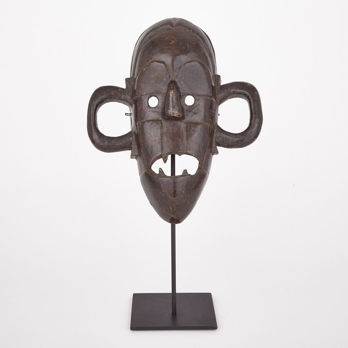 Boa Carved Wood Mask, Central Africa, 20th century