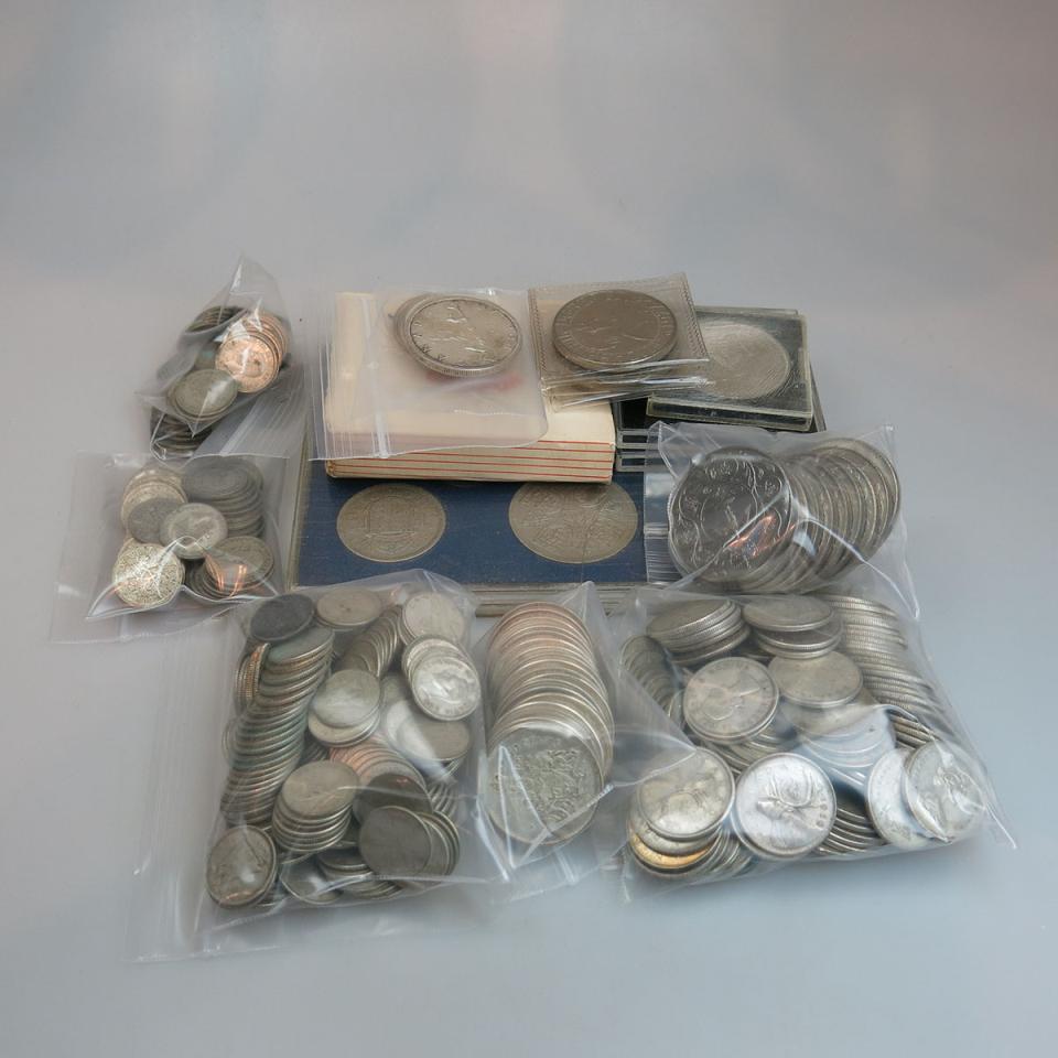 Quantity Of Canadian And British Coins