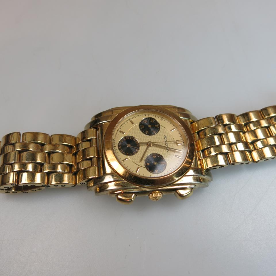 Bulova Accutron Wristwatch With Chronograph And Date