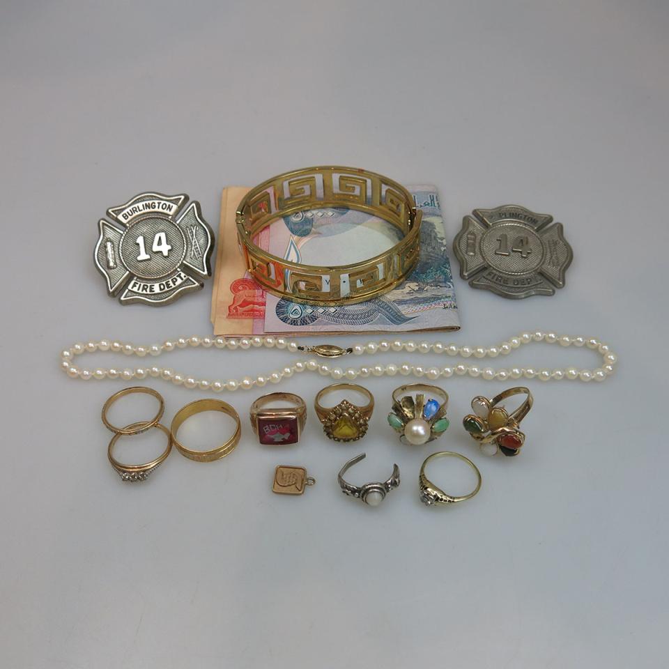 Small Quantity Of Various Jewellery, Etc