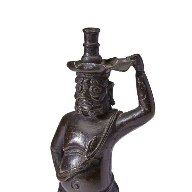 Bronze Figure of ‘Huren’ Foreigner, 17th/18th Century