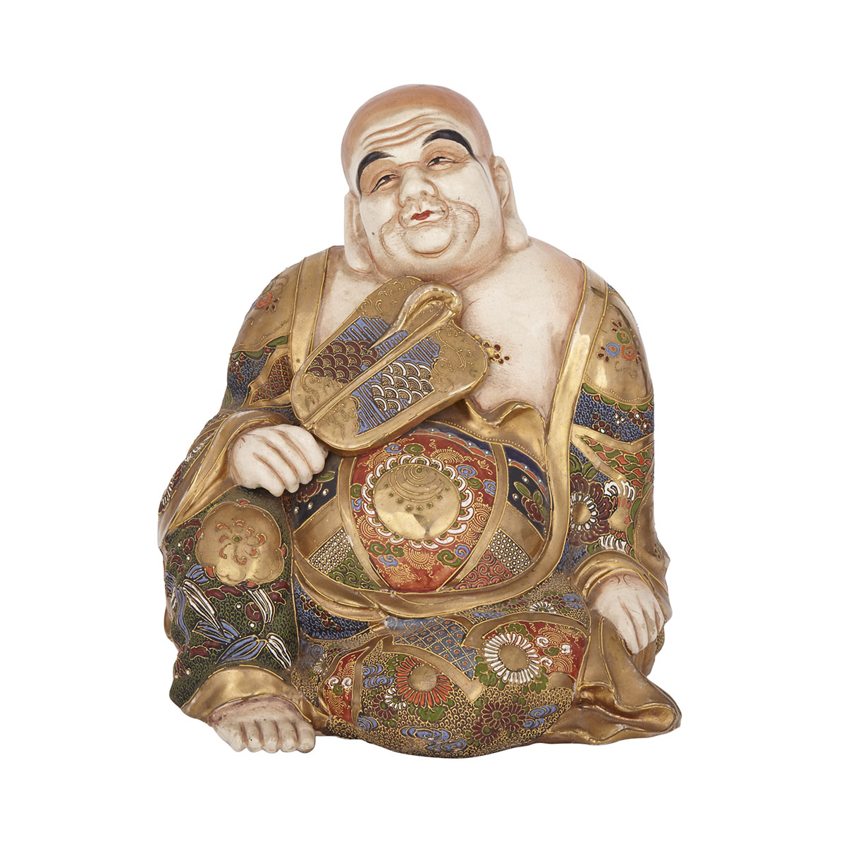 A Satsuma Figure of Hotei, Early 20th Century