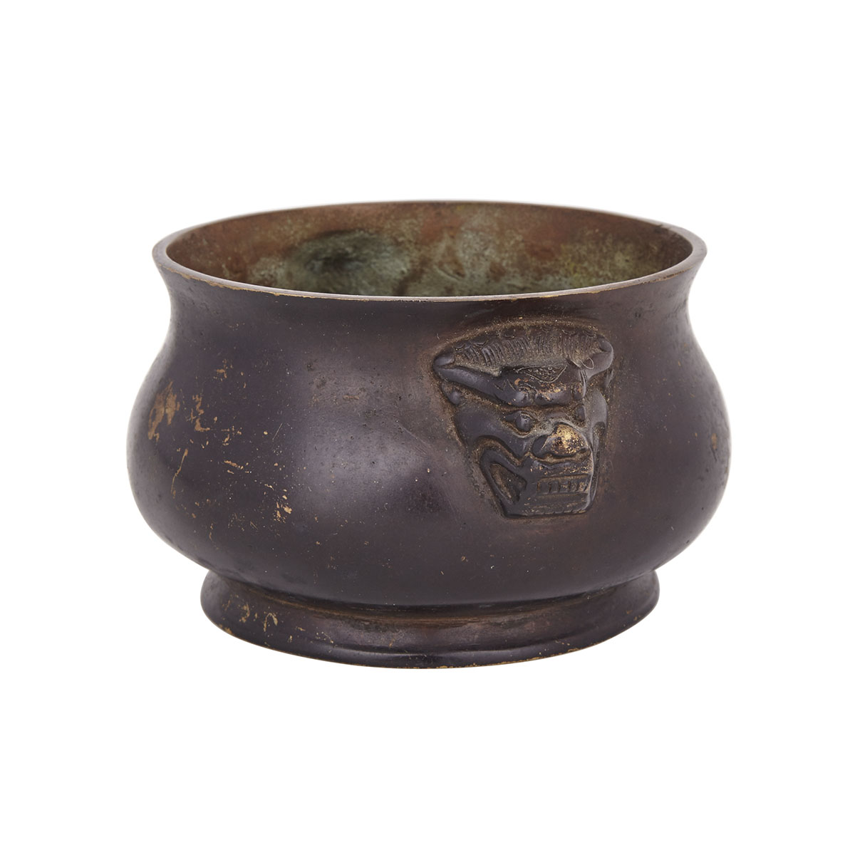 Bronze Censer with Lion Handles, Xuande Mark but 19th Century