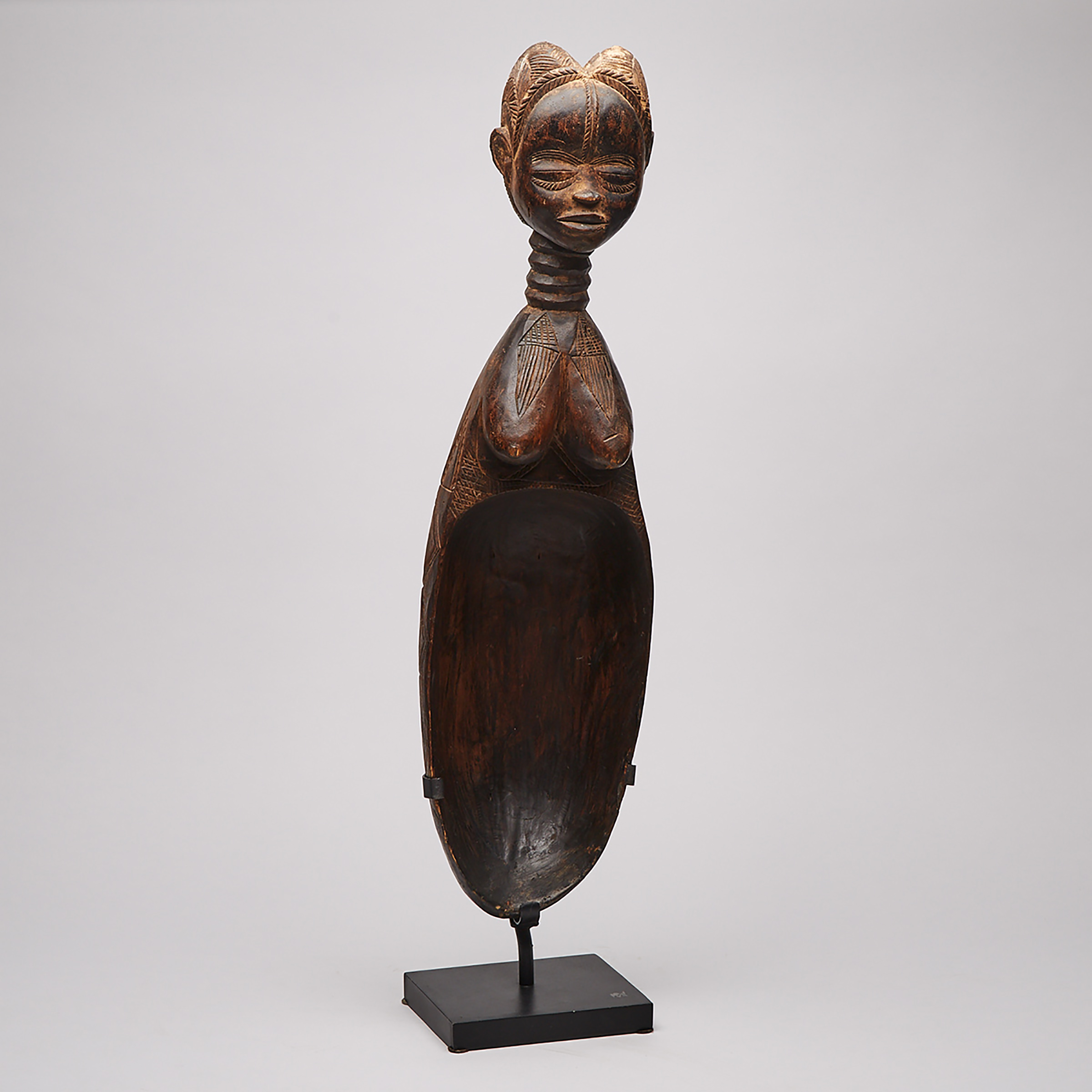Dan Female Figural Spoon, Ivory Coast/ Liberia, West Africa