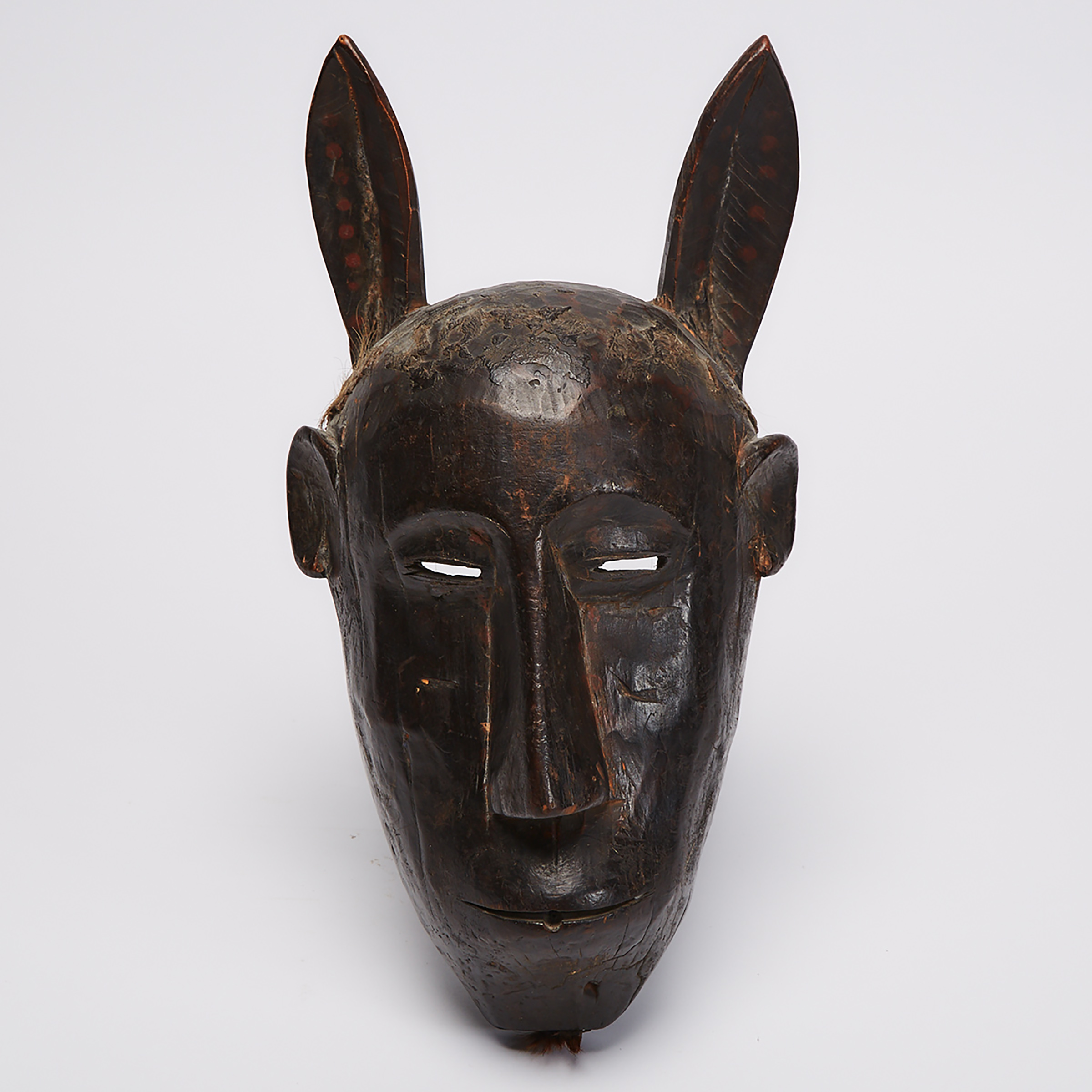 Bamana Koro Society Hyena Mask, Mali, West Africa
