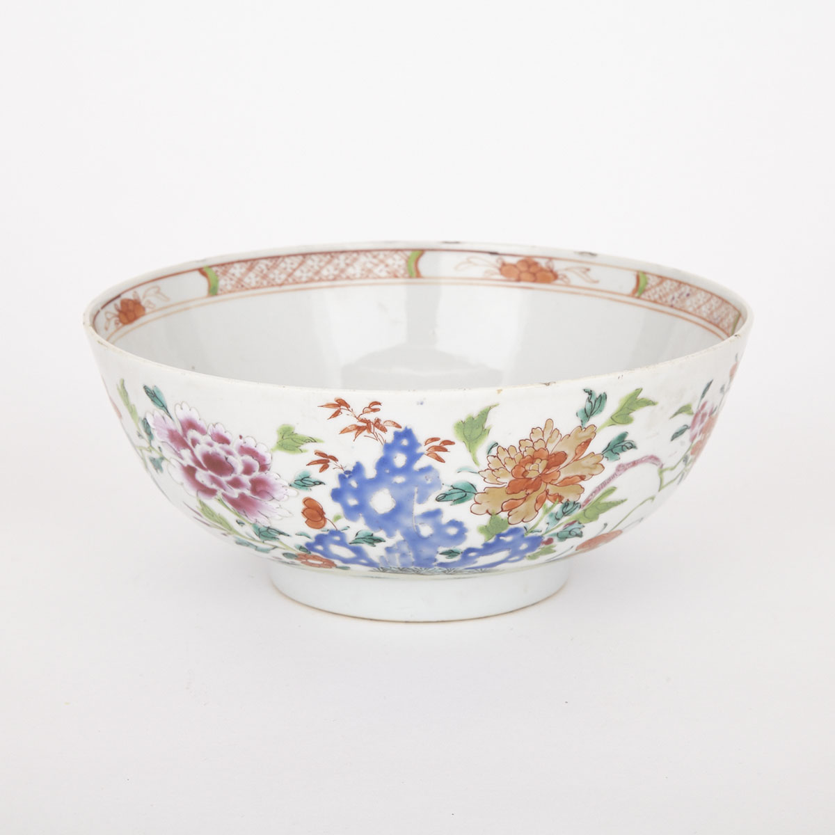 Chinese Export Famille Rose Bowl, 18th Century