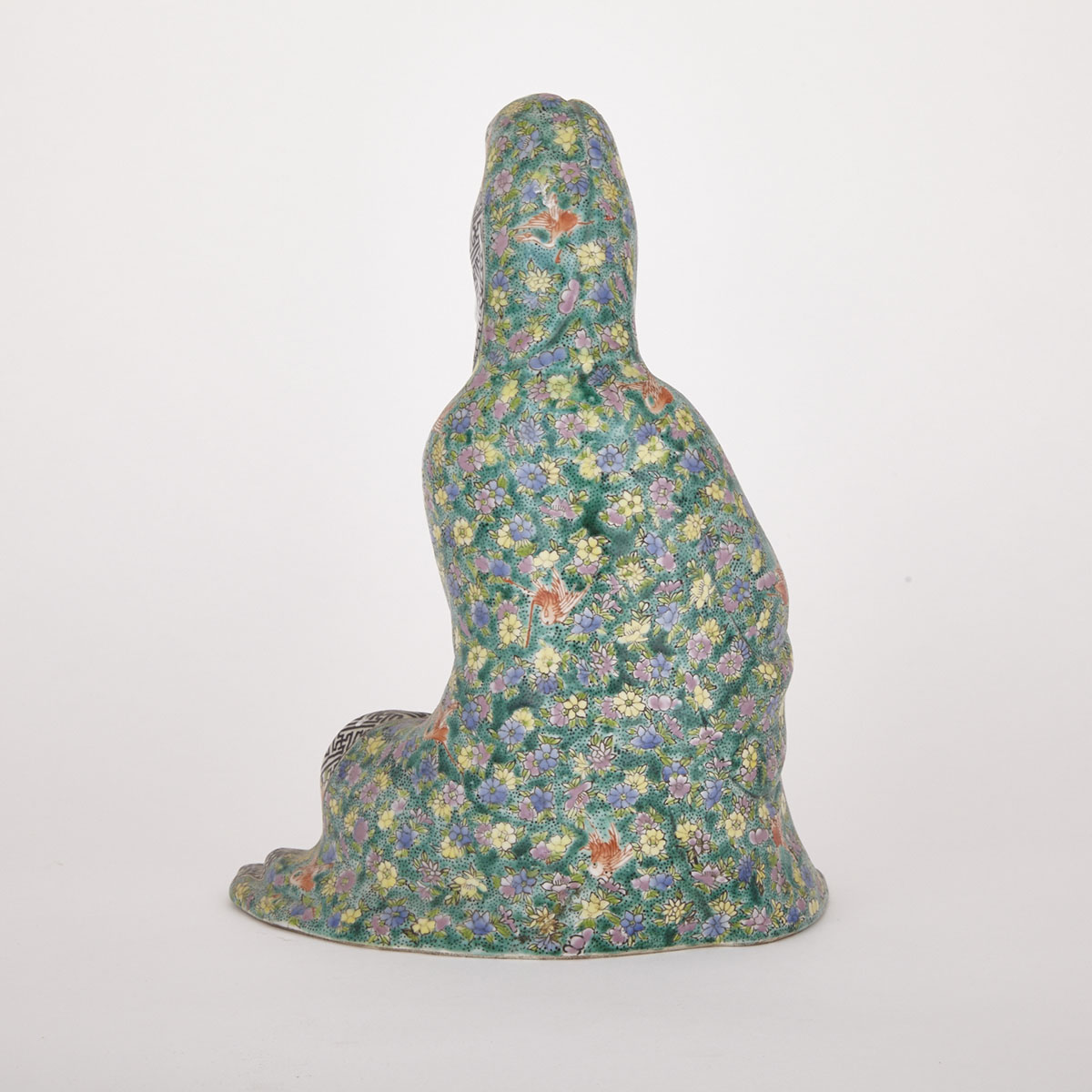 Famille Rose Figure of Guanyin, first-half of 20th Century 